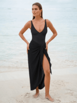 V Neck Tummy Control One-Piece Swimsuit - Image 6