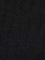 Black Contrast Ribbed U Neck One-Piece Swimsuit - Image 9