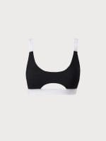 Contrast Trim Bikini Top - Image 15