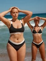 Contrast Trim Bikini Top - Image 11