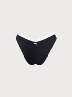 Contrast Trim V-Cut Bikini Bottom - Image 11