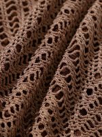 Brown Crochet Tie Bikini Bottom - Image 7