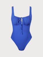 Cutout Tie Plus Size One-Piece Swimsuit - Image 6