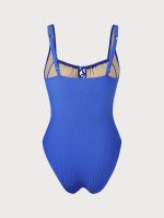 Cutout Tie Plus Size One-Piece Swimsuit - Image 7