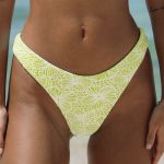 Floral Jacquard Bikini Bottom