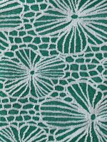 Green Floral Jacquard Bikini Bottom - Image 8