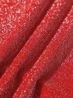 Red Lurex Cut Out Bikini Top - Image 12