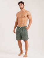 Hapnix® -Men's Green 7" Swim Trunks - Image 4