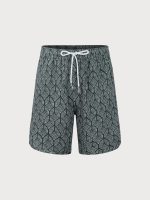 Hapnix® -Men's Green 7" Swim Trunks - Image 6