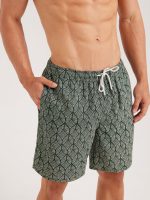 Hapnix® -Men's Green 7" Swim Trunks