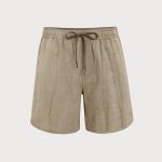 Hapnix® - Khaki Linen Beach Shorts