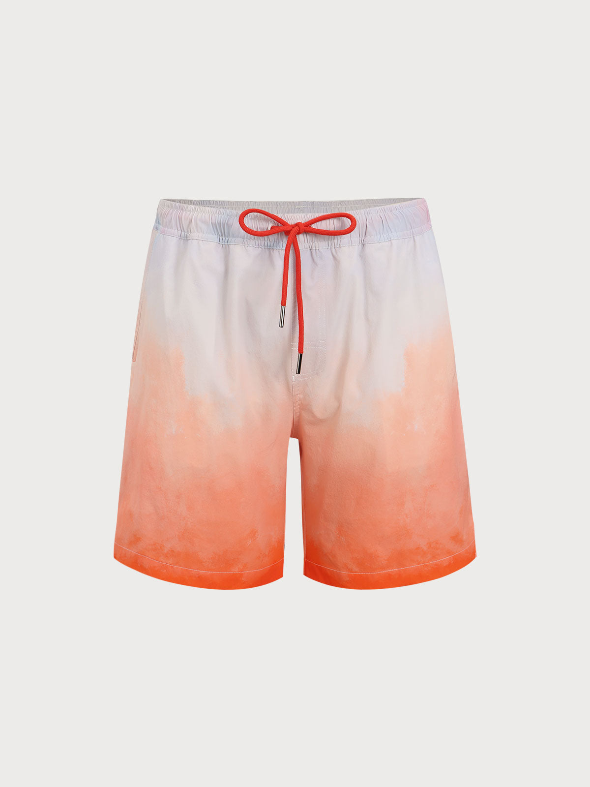 men_-s-woven-nail-spandex-swim-shorts-multi-sustainable-men_s_beach_shorts-0edcpa Multi-Color Gradient 7" Swim Trunks - Image 1