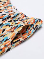 Hapnix® - Men's 5" Yellow Print Swim Trunks - Image 9