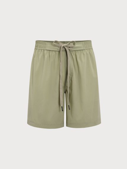 The Green Beach Men's 7" Swimming Trunks