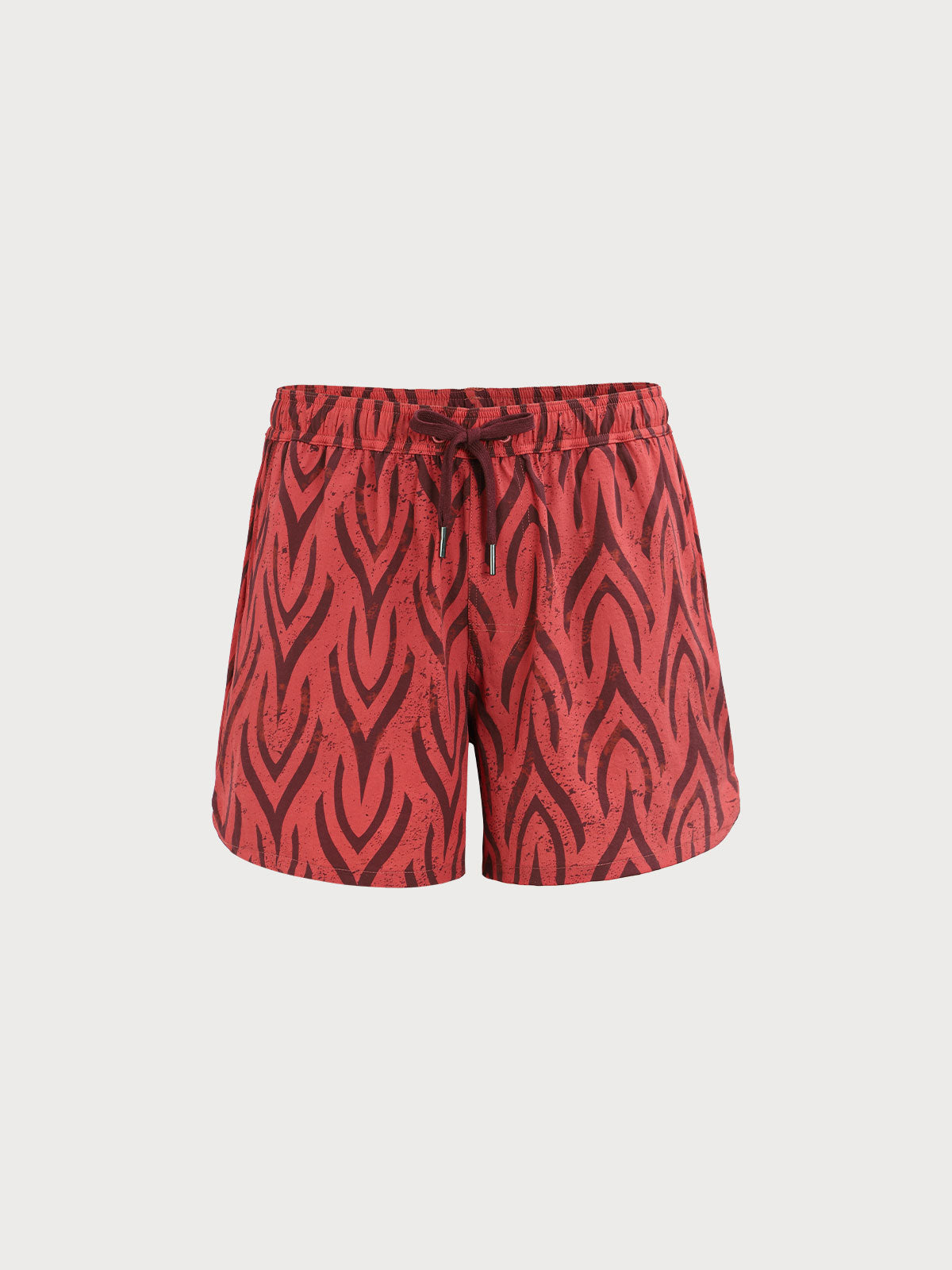 men_-s-woven-nylon-blend-swim-shorts-sustainable-men_s_shorts-1aftfq The Wine Red Beach Men's 5" Swimming Trunks - Image 1