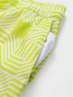 The Fluorescent Green Beach Men's 5" Swimming Trunks - Image 4