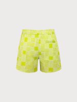 The Fluorescent Green Beach Men's 5" Swimming Trunks - Image 2