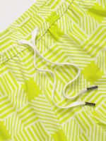 The Fluorescent Green Beach Men's 5" Swimming Trunks - Image 5