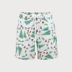 The Sailing Triangle Beach Men's 7" Swimming Trunks