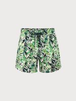 Hapnix® - The Green Jungle Men's 5" Swim Trunks