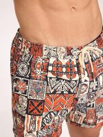 Hapnix®- AfricaⅡ- The Orange Men's 5" Swim Trunks - Image 8