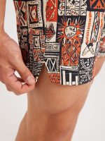 Hapnix®- AfricaⅡ- The Orange Men's 5" Swim Trunks - Image 10