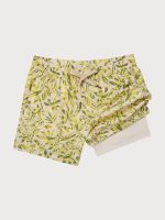 The Banana Leaves Beach Men's 5" Swimming Trunks - Image 3