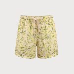 The Banana Leaves Beach Men's 5" Swimming Trunks