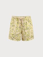 The Banana Leaves Beach Men's 5" Swimming Trunks