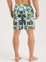 Hapnix® - Men's Green Printed 7" Swim Trunks - Image 3