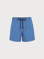 Hapnix® - The Blue Stripe Men's 5" Swim Trunks - Image 5