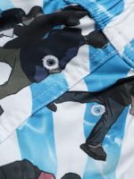 Hapnix® - The Blue White Men's 7" Swim Trunks - Image 17