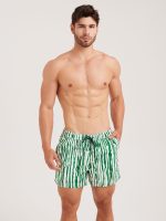 Hapnix® - The Green Rift Men's 5" Swim Trunks - Image 5