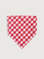 Pet Plaid Triangle Scarf - Image 6