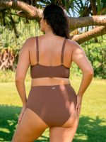 Ruched Plus Size Tankini Bottom - Image 2