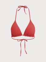 Halter Reversible Bikini Top-Red - Image 8