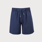 The Navy Blue Beach Men's 7" Swimming Trunks