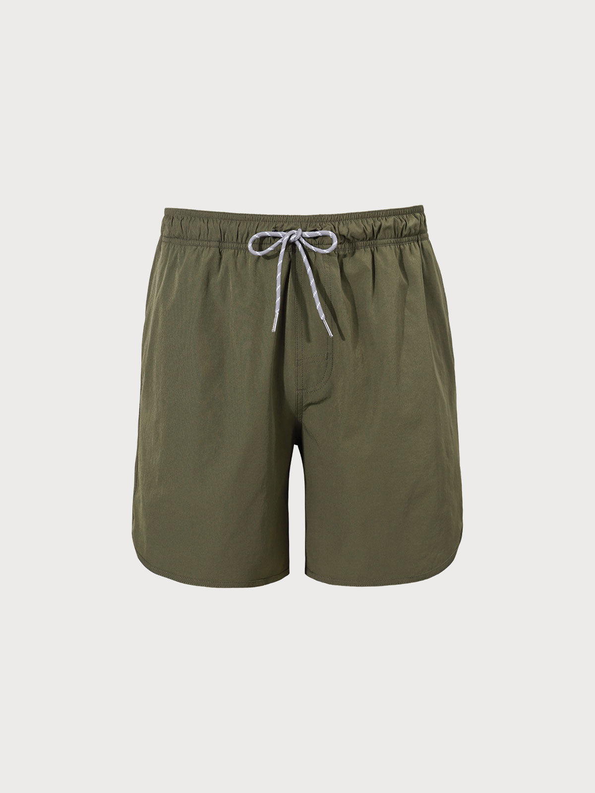 the-army-green-swimming-trunks-army_green-sustainable-men_s_shorts-6rf2lq The Army Green Men's 7" Swimming Trunks - Image 1