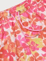 The Floral Print Men's 7" Beach Swimming Trunks - Image 4