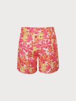 The Floral Print Men's 7" Beach Swimming Trunks - Image 3