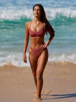 Tie Back Scoop Bikini Top - Image 4