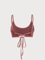 Tie Back Scoop Bikini Top - Image 11