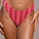 Red Crochet Bikini Bottom