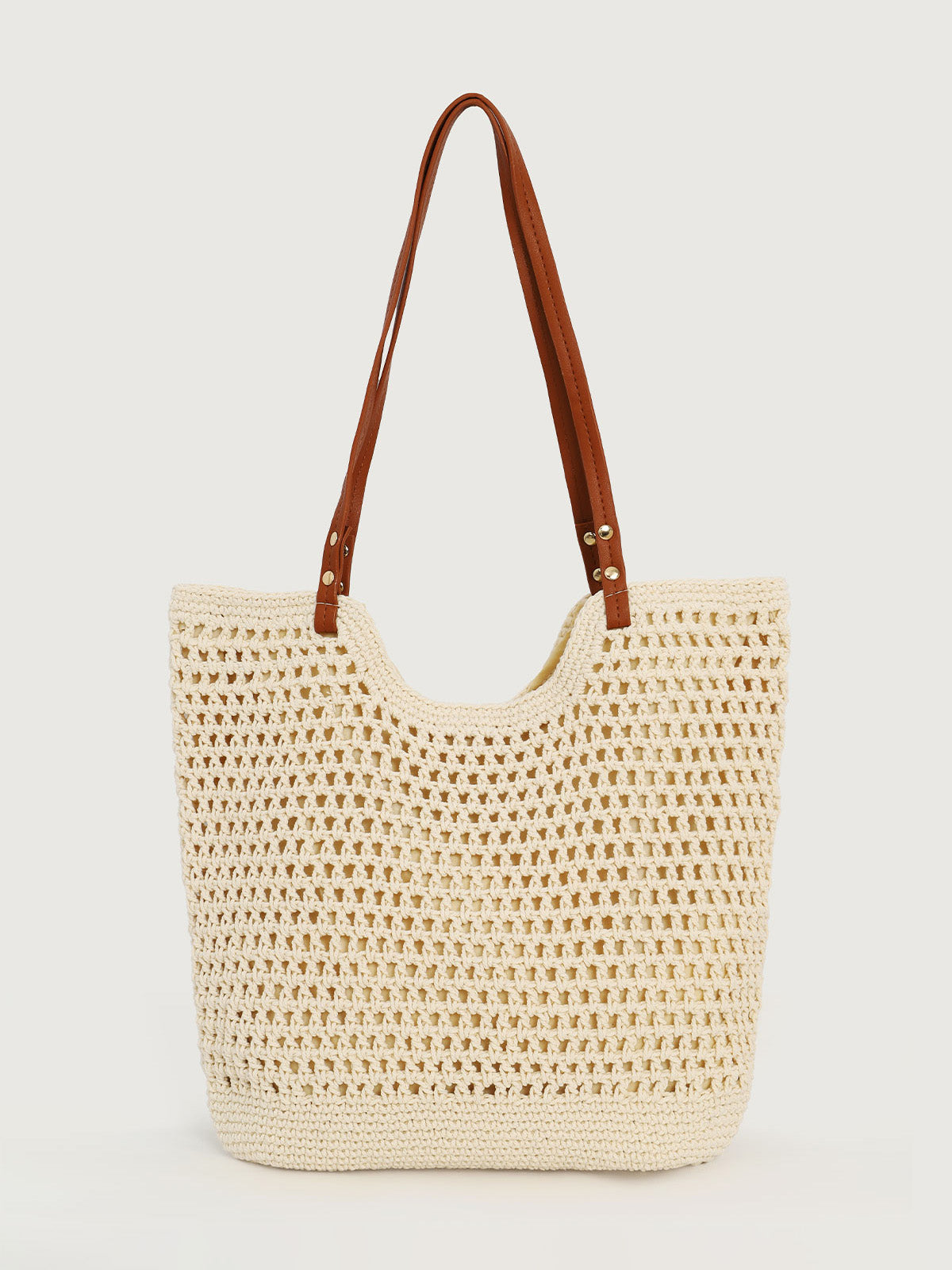 women-knitted-cotton-bags-sustainable-bags-pqd1ns Off White Cotton Bag - Image 1