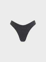 Black Polka Dot Bikini Bottom - Image 5