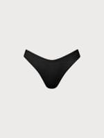 Black Full Coverage Bikini Bottom - Image 8