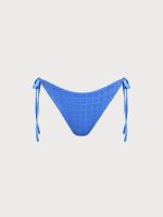 Blue Mesh Tie Bikini Bottom - Image 7
