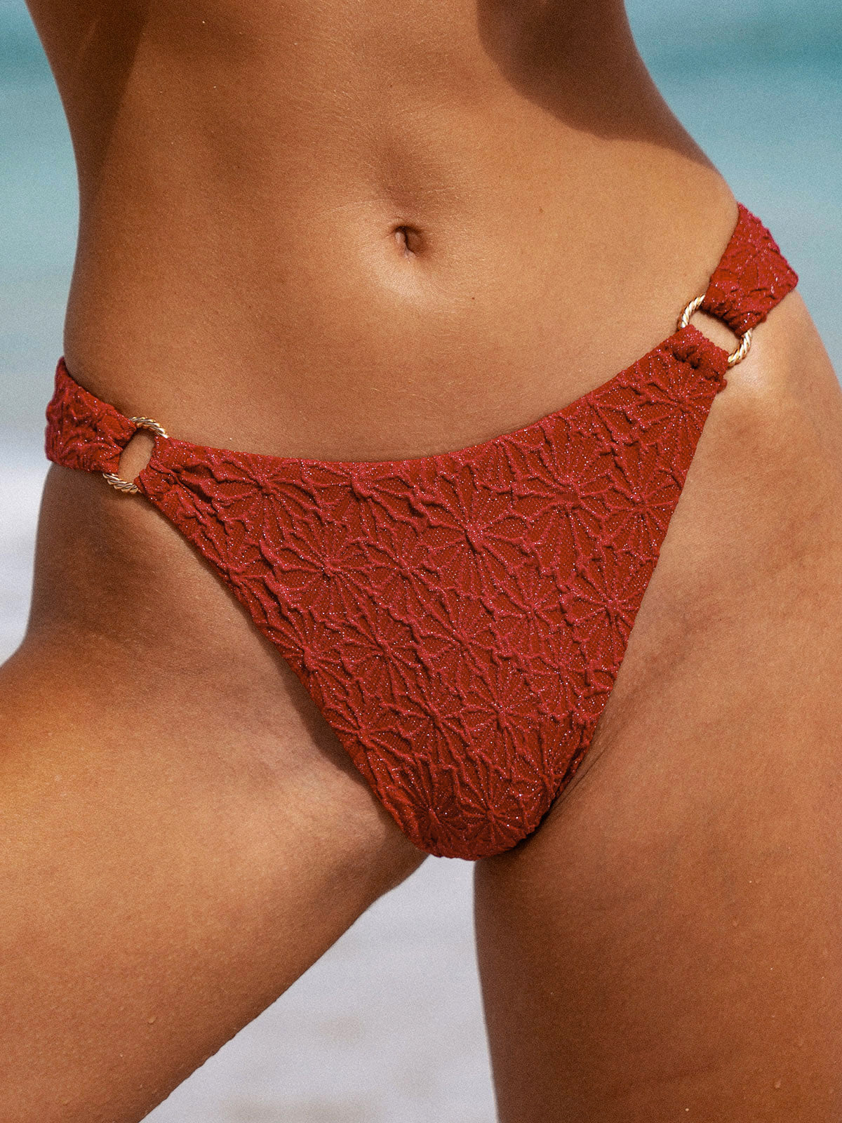 women-knitted-nylon-bikini-bottoms-sustainable-bikinis-1zvfbg Orange O-Ring Textured Bikini Bottom - Image 1