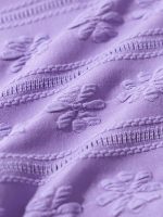 Purple Jacquard Tie Bikini Bottom - Image 7