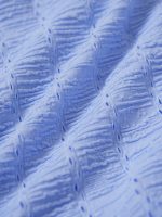 Light Blue Textured Elastic Bikini Bottom - Image 11